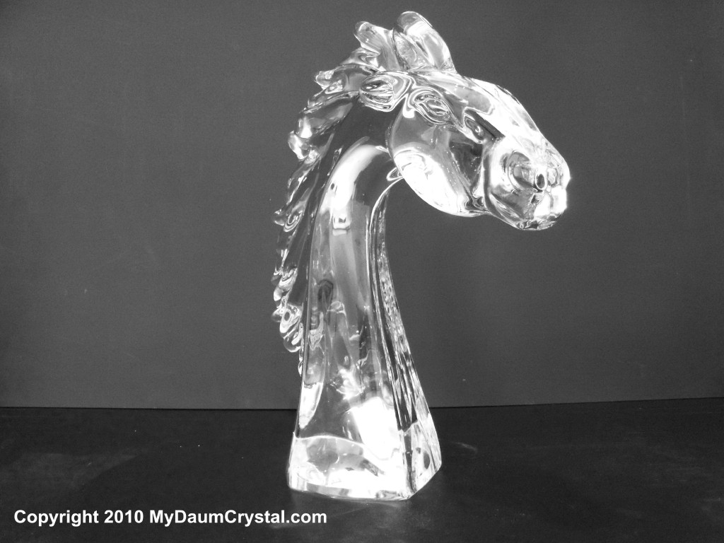 My Daum Crystal Horse Head Family